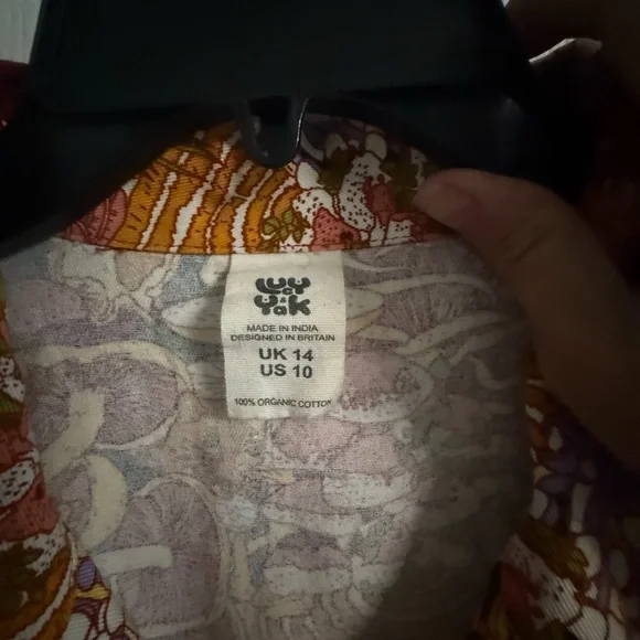 Lucy & Yak Ragan mushroom jumpsuit US 10 - Picture 10 of 10